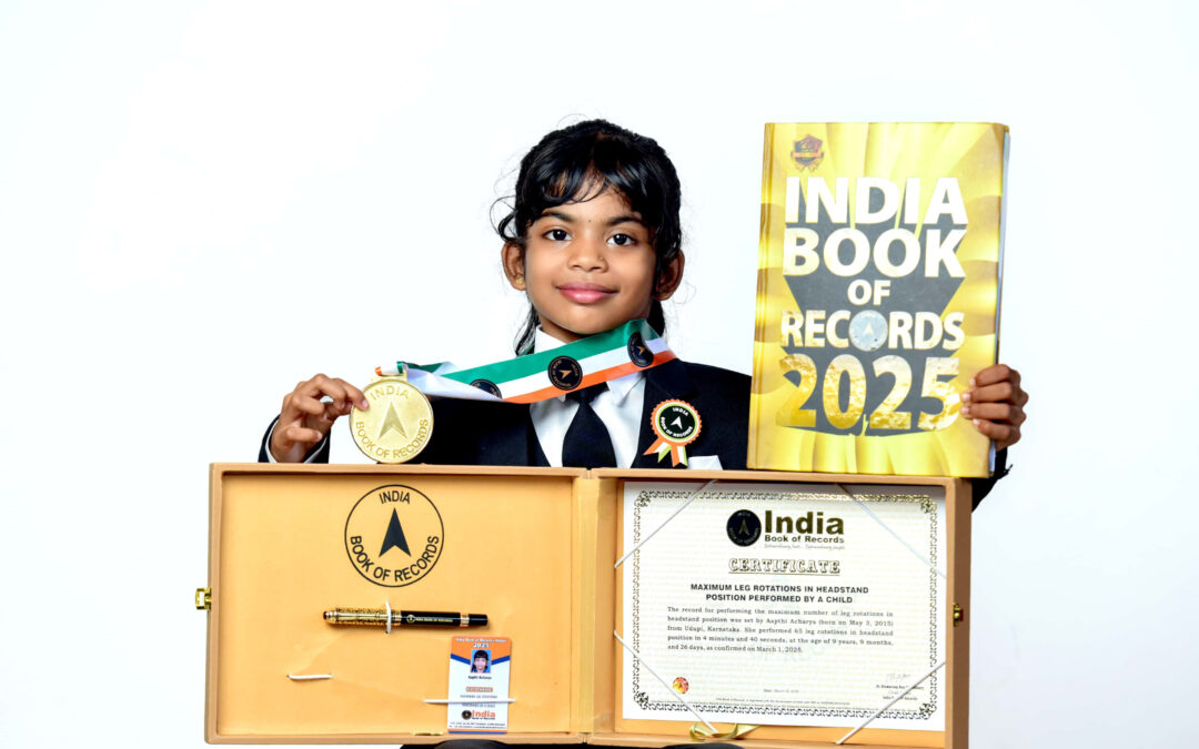 Apathi Acharya in India Book of Records